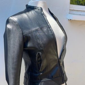 Classic leather jacket